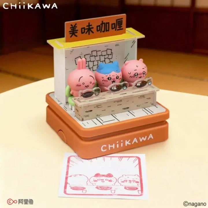 [BUNJANG] Cheekawaii Spicy Curry Figure Stamp (Sealed) / [미개봉] 먼작귀 치이카와 매운카레 피규어 도장 스탬프