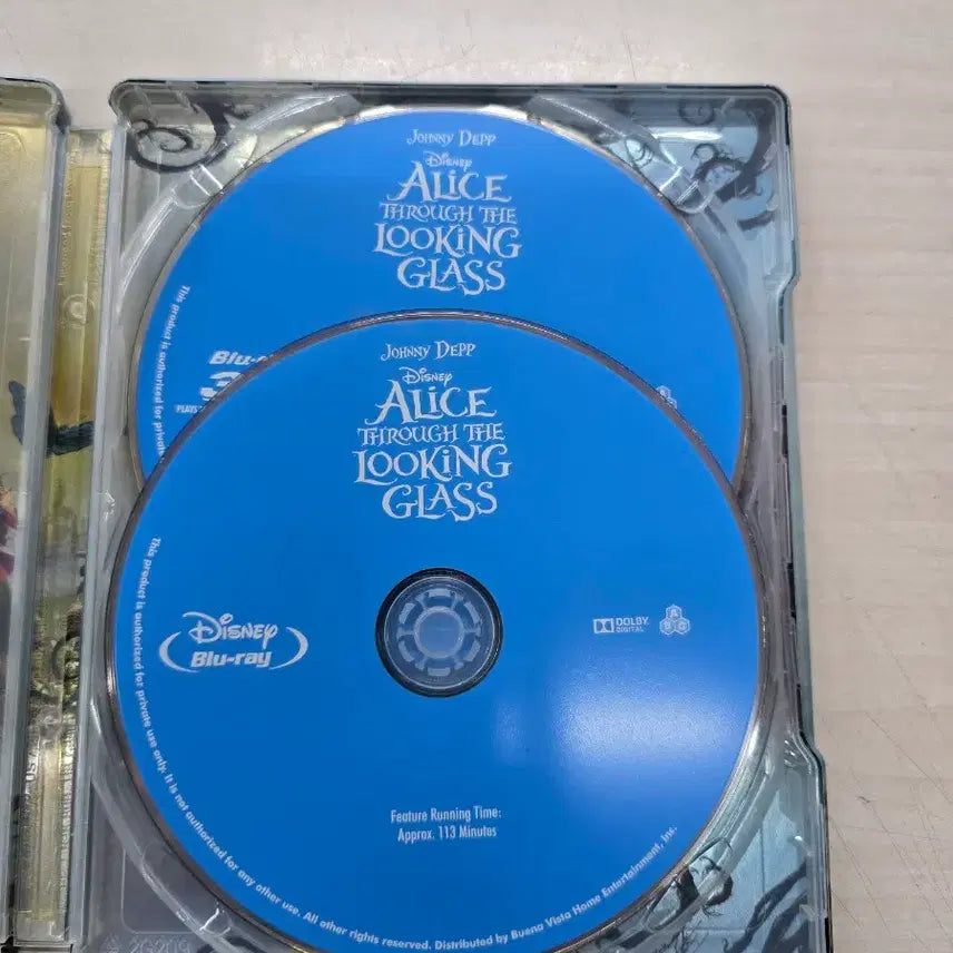 [BUNJANG] Disney Alice Through the Looking Glass DVD / [DVD](블루레이) 디즈니외국영화 "거울나라의 앨리스" 판매합니다.