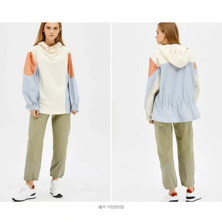 [BUNJANG] System Color Block Hooded Windbreaker / 시스템 컬러 블록 후드 윈드브레이커 [B40829]