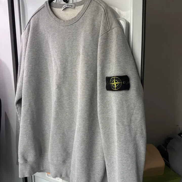 [BUNJANG] Stone Island Sweatshirt Gray / 스톤아일랜드 맨투맨 회색