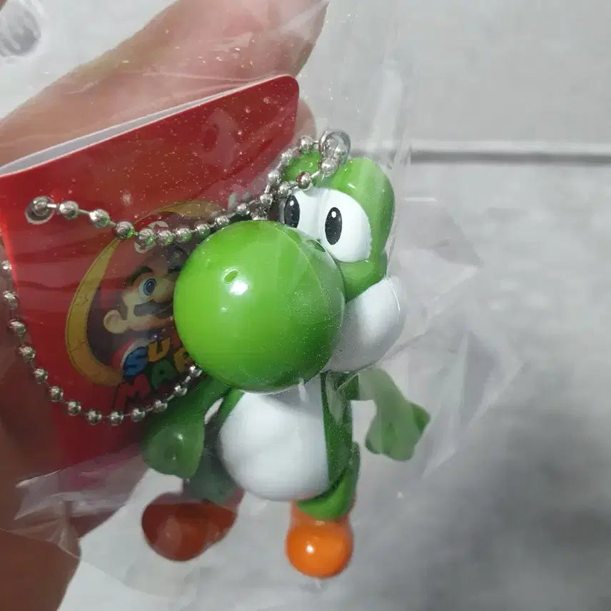 [BUNJANG] Super Mario Yoshi Swing Keychain Holder / 슈퍼마리오 요시 스윙 키링 키홀더