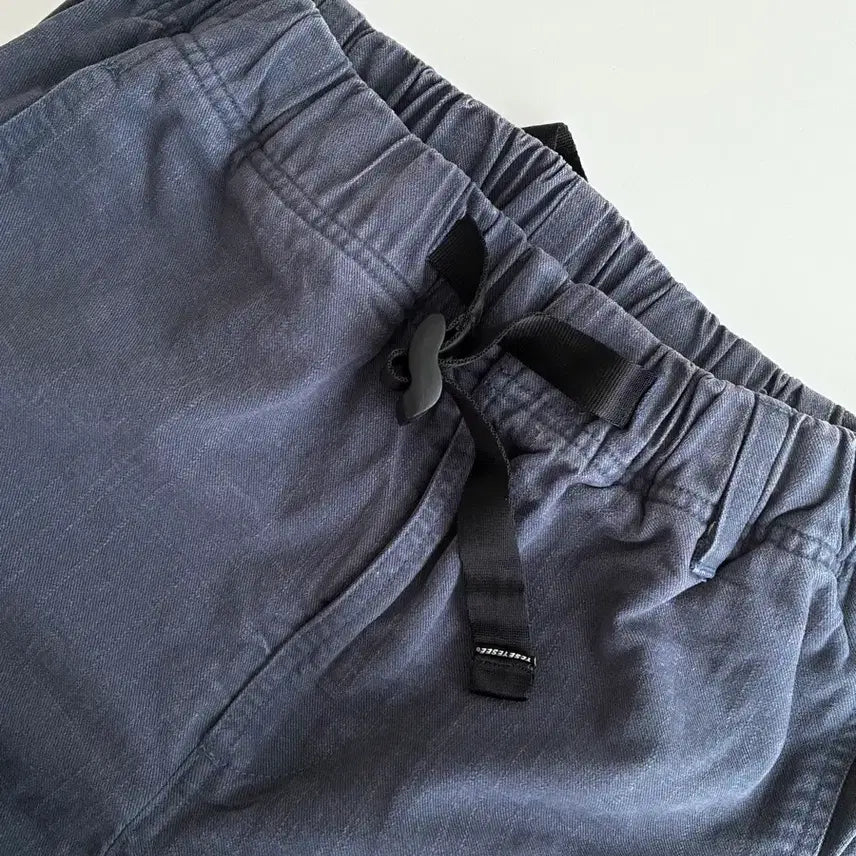 [BUNJANG] YesEyesee Embroidered Cotton Pants Navy / S) 예스아이씨 자수 코튼 팬츠 네이비