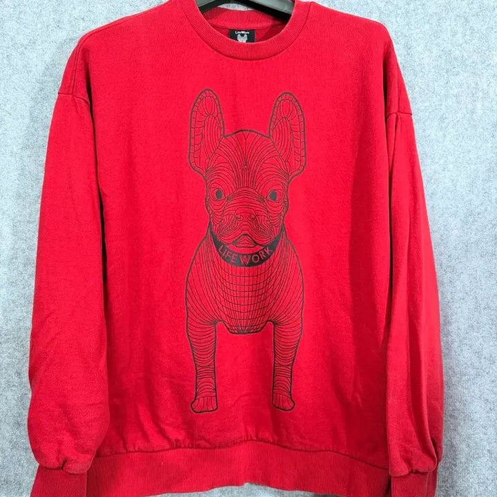 [BUNJANG] Life Work Graphic Sweatshirt / 라이프워크 맨투맨티셔츠 L