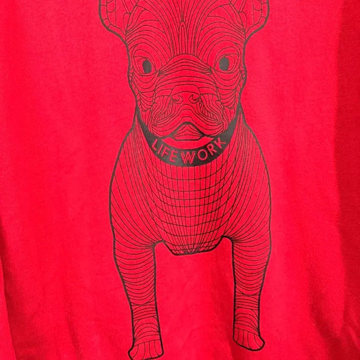 [BUNJANG] Life Work Graphic Sweatshirt / 라이프워크 맨투맨티셔츠 L