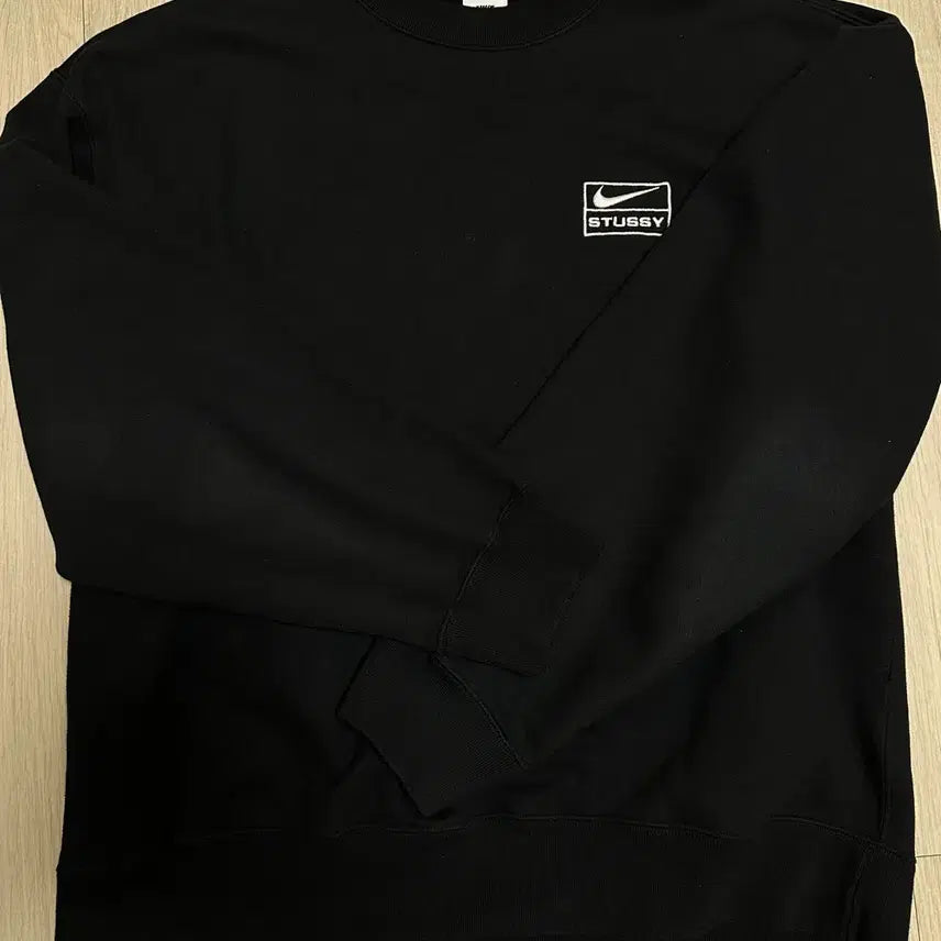 [BUNJANG] Nike x Stussy NRG Washed Fleece Crewneck Sweatshirt Black L / 나이키 X 스투시 나투시 맨투맨 NRG 워시드 플리스 크루넥 블랙 L
