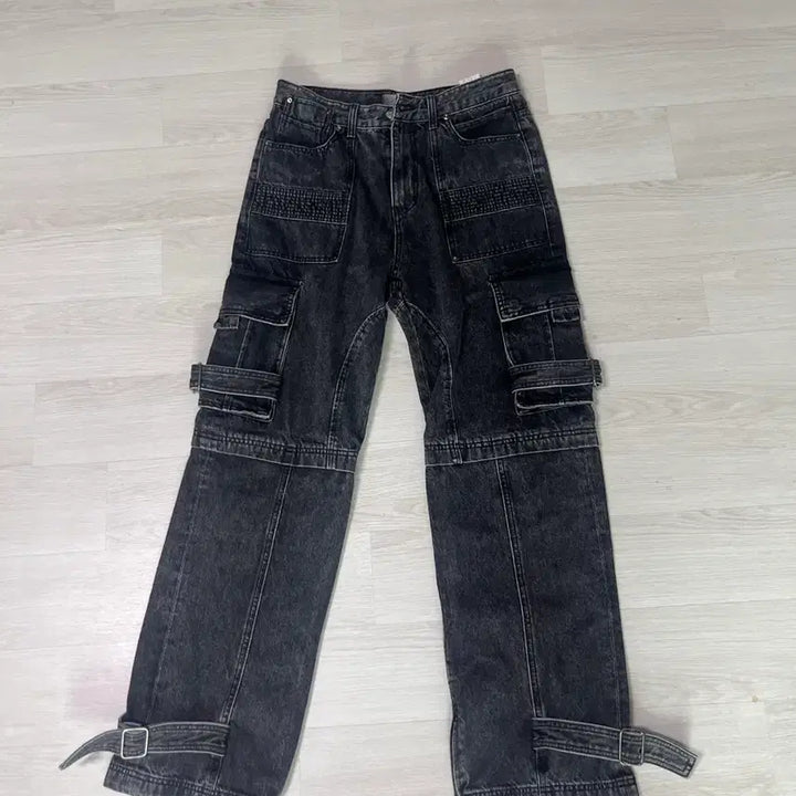 [BUNJANG] Maison Minetou TECHNICAL CARPENTER WIDE DENIM / 48)메종미네드 TECHNICAL CARPENTER WIDE DENIM