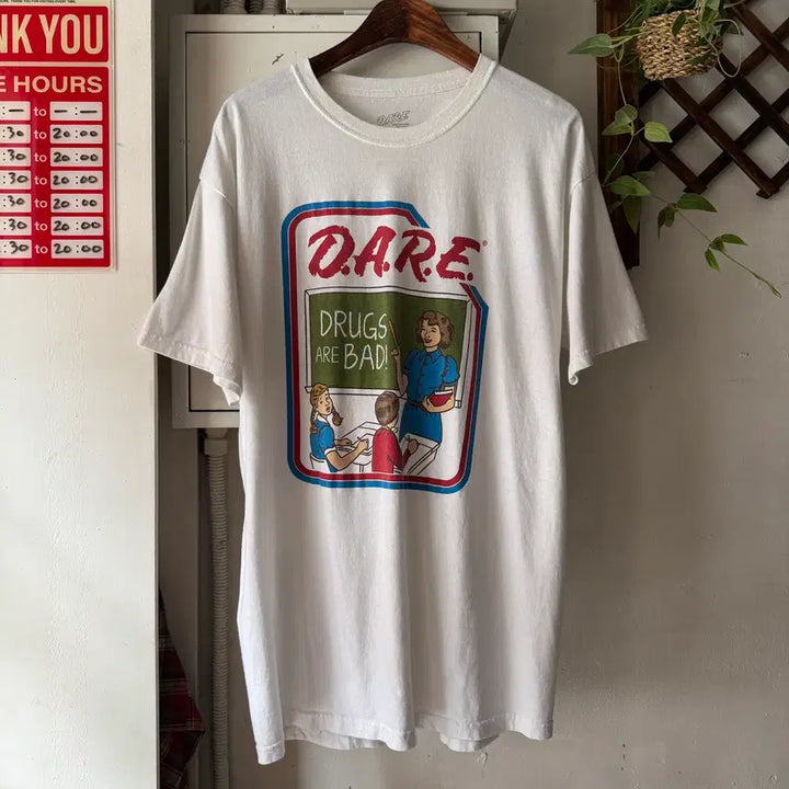 [BUNJANG] Vintage USA D.A.R.E. Campaign T-Shirt / [L]USA 빈티지 D.A.R.E 캠페인 티셔츠
