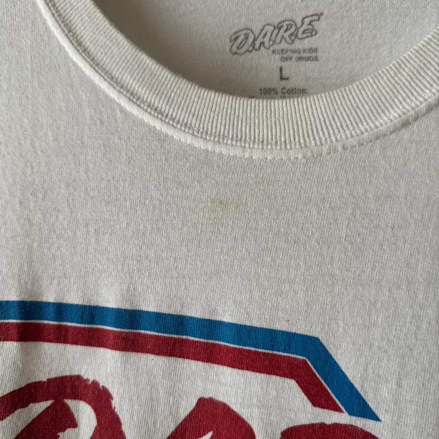 [BUNJANG] Vintage USA D.A.R.E. Campaign T-Shirt / [L]USA 빈티지 D.A.R.E 캠페인 티셔츠