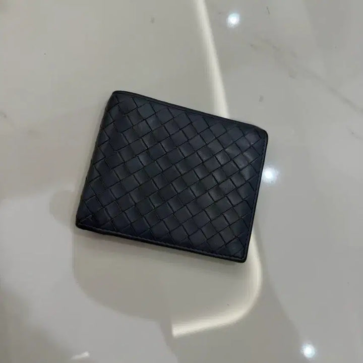 [BUNJANG] Bottega Veneta Intrecciato Piccolo Gray Bi-fold Wallet / [OS] 보테가 베네타 인트레치아토 피콜로 그레이 폴더형 지갑