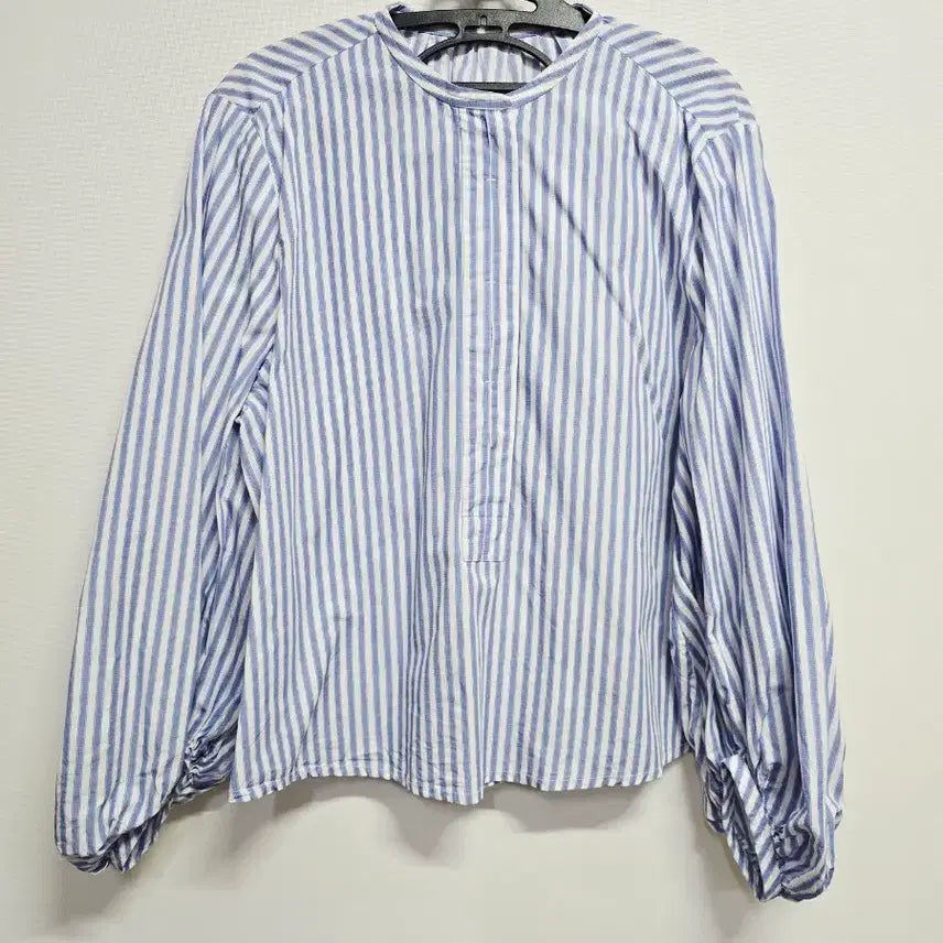 [BUNJANG] COS Striped Puff Sleeve Blouse Shirt / COS 스트라이프 퍼프 블라우스 셔츠
