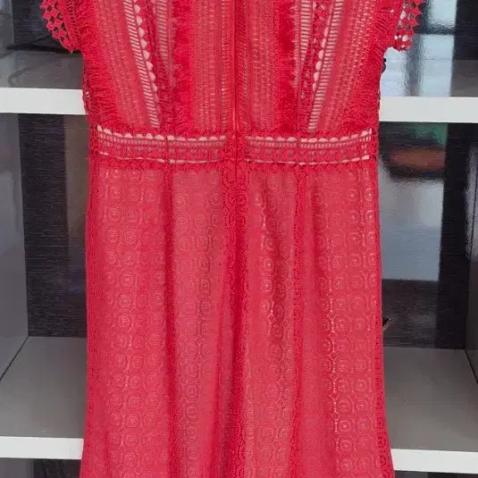 [BUNJANG] Hansem Objet Punching Long Dress / 한섬 오브제  펀칭 원피스