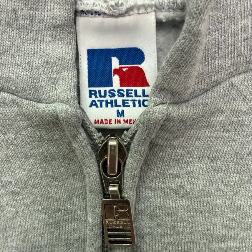 [BUNJANG] 90s Russell Athletic Hoodie Zip-up Grey / 90s 러셀 후드집업 그레이