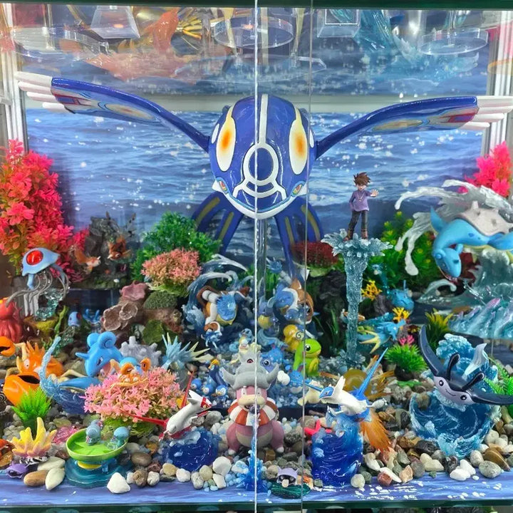 [BUNJANG] GBA Kingdra Full Set Pokemon Resin Statue / GBA 거북왕 풀셋 포켓몬 레진
