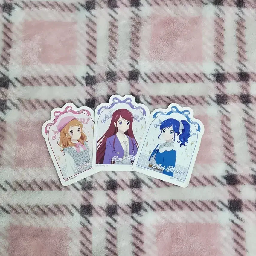 [BUNJANG] Aikatsu! Sticker Set - Spring Special Edition (Hana, Marine, Sora, Retsu, Aoi, Akari) / 아이엠스타 아이카츠 봄의 특전 스티커 하늘 마린 보라 란 아오이 아카리