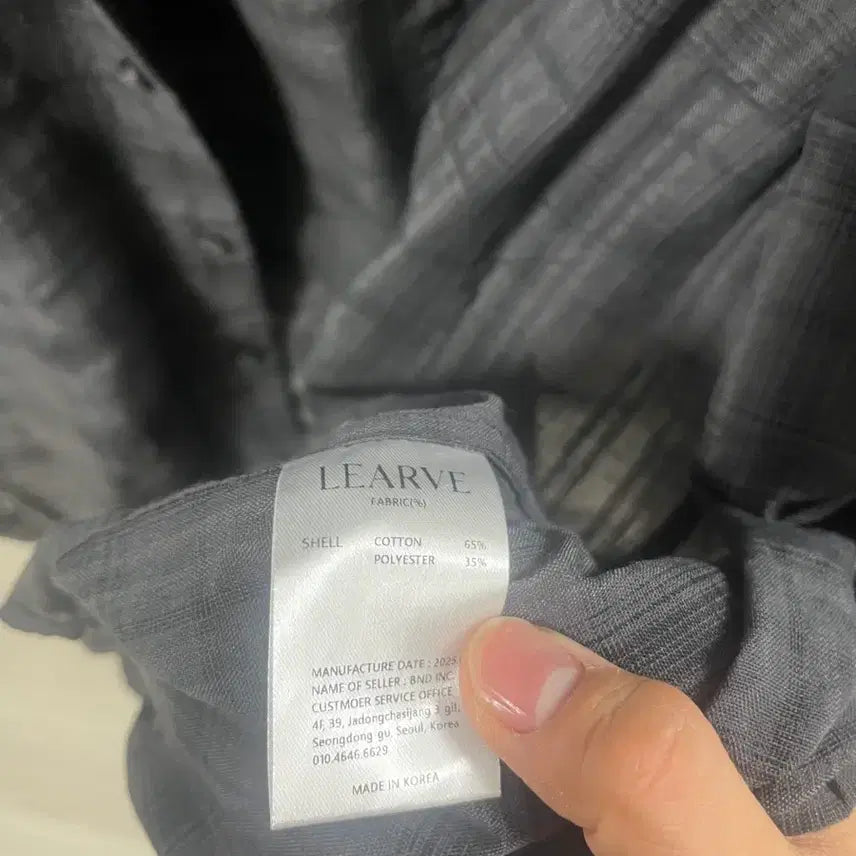 [BUNJANG] LeHaf Oversize Tartan Check Shirt L / 르아브/오버사이즈 타탄 체크 셔츠/L