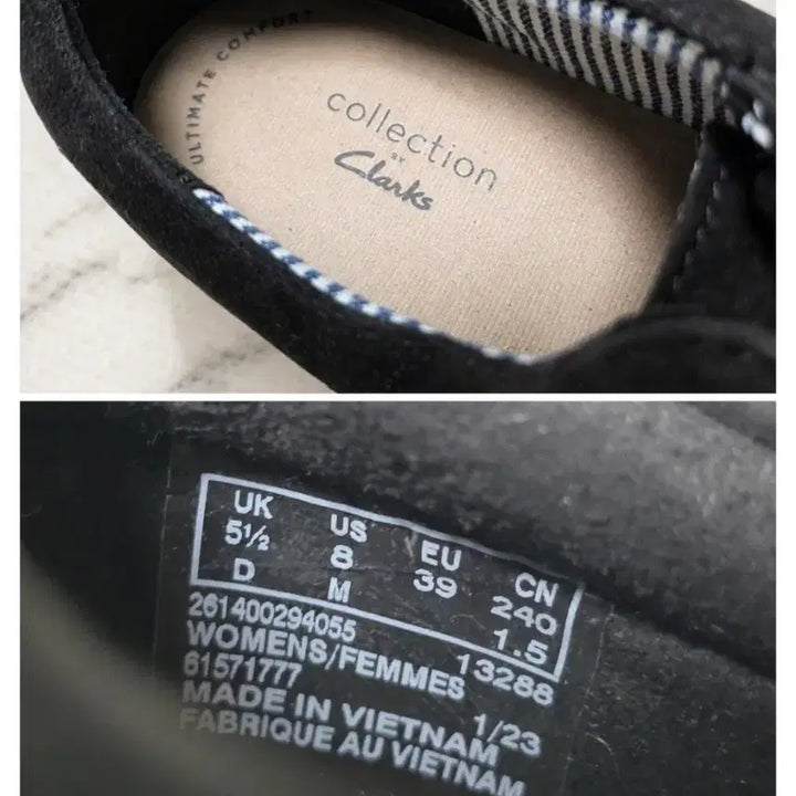 [BUNJANG] Clarks Marie Mist Derby Shoes / (정품/새상품) 클락스 레이디스 마리 미스트 더비 / (245)