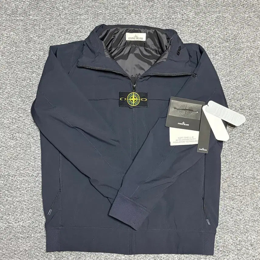 [BUNJANG] Stone Island Primaloft Softshell Jacket Navy L / 스톤아일랜드 프리마로프트 소프트쉘 L