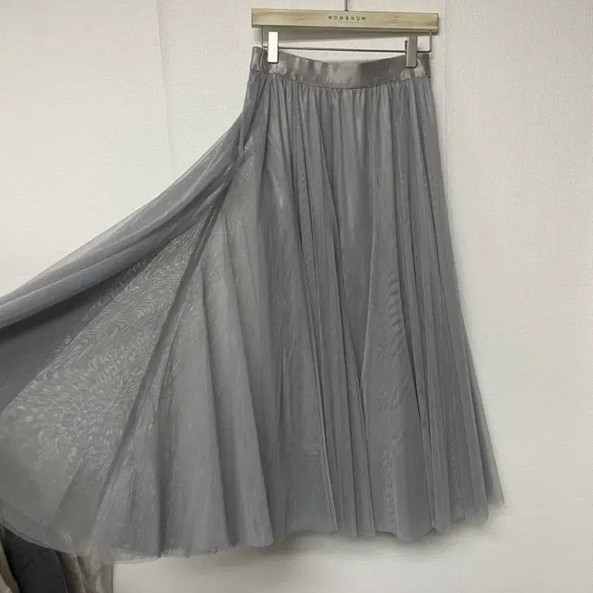 [BUNJANG] Leblanc Feau Chiffon Flare Skirt / 르블랑페이우 샤 스커트