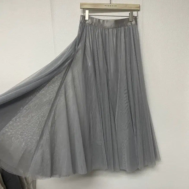 [BUNJANG] Leblanc Feau Chiffon Flare Skirt / 르블랑페이우 샤 스커트