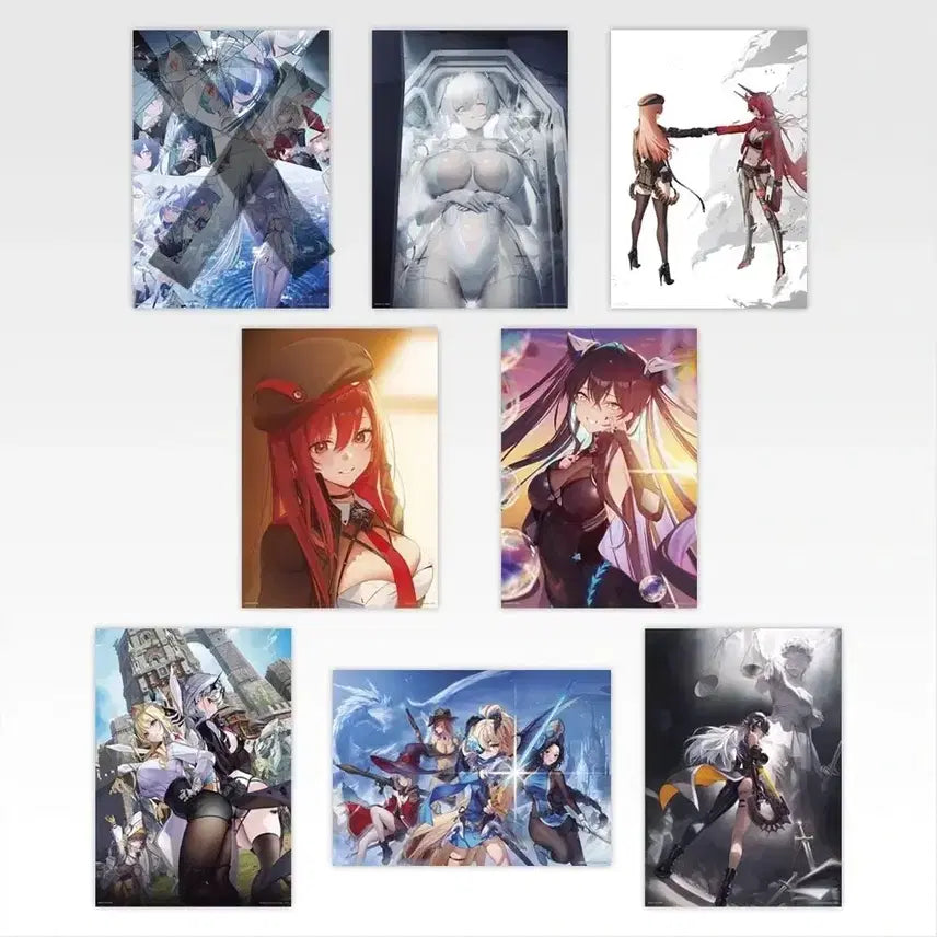 [BUNJANG] Nier: Automata Chapter 6 Ichiban Kuji Clear Poster Set / 니케 클리어 포스터 라피 레드후드 신데렐라 세이렌 이치방쿠지 제일복권