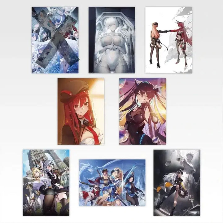 [BUNJANG] Nier: Automata Chapter 6 Ichiban Kuji Clear Poster Set / 니케 클리어 포스터 라피 레드후드 신데렐라 세이렌 이치방쿠지 제일복권