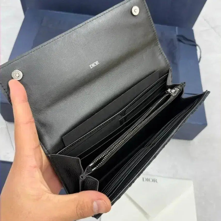 [BUNJANG] Dior Oblique Flap Long Wallet / 디올 오블리크 플랩 장지갑