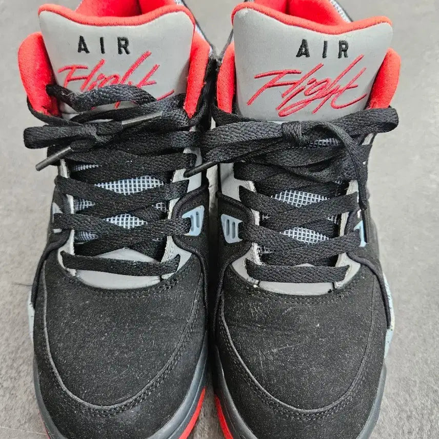 [BUNJANG] Nike Air Flight Black/Red Basketball Shoes / 나이키 에어 플라이트 블랙/레드 농구화