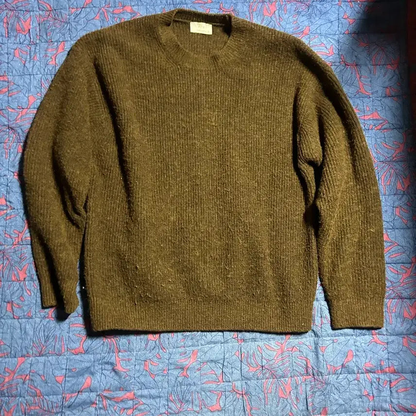 [BUNJANG] Brown Knit Sweater / 브라운 니트 스웨터