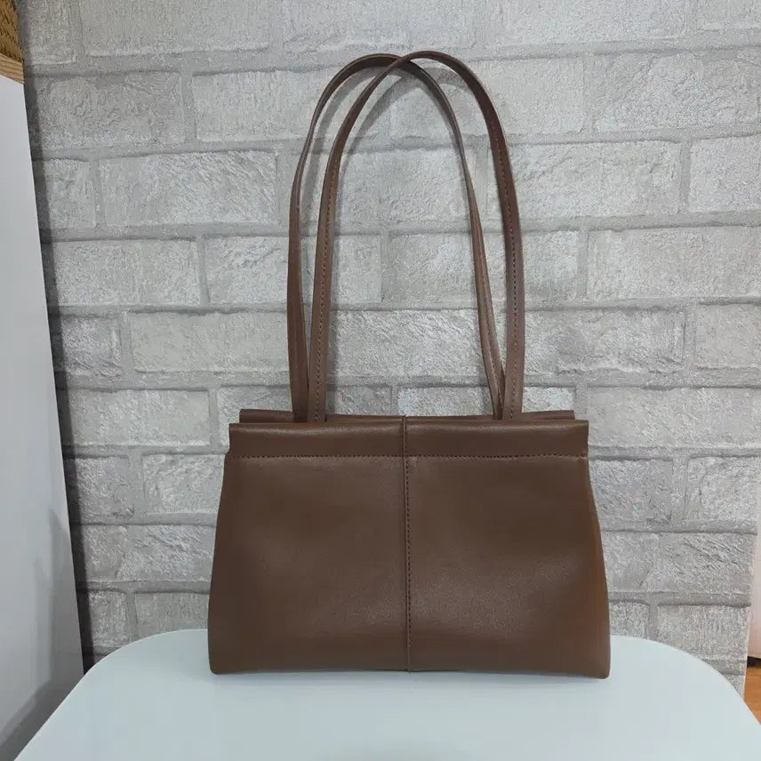 [BUNJANG] Brown Leather Shoulder Bag / 숄더백 새상품