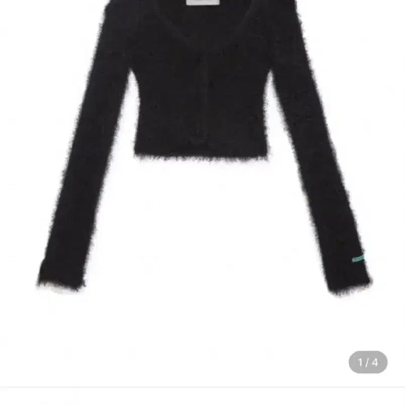 [BUNJANG] InstantFunk Wide V-Neck Cardigan Black / 인스턴트펑크 와이드 브이넥 가디건 블랙