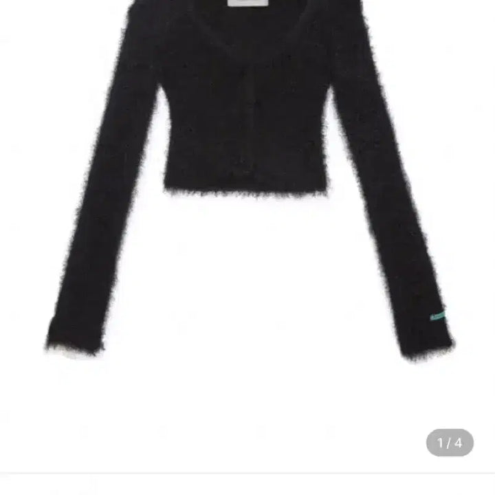 [BUNJANG] InstantFunk Wide V-Neck Cardigan Black / 인스턴트펑크 와이드 브이넥 가디건 블랙