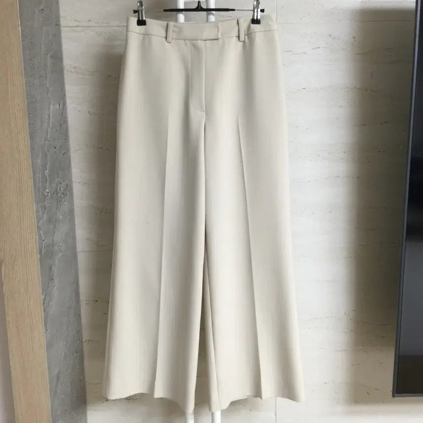 [BUNJANG] ORR Wide Slacks Ivory (Size S) / ORR 오르 와이드 슬랙스 S
