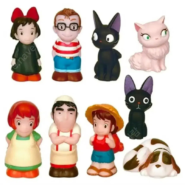[BUNJANG] Ghibli Kiki Finger Puppet Set (9 pieces) / 지브리 키키 손가락인형 9개 set