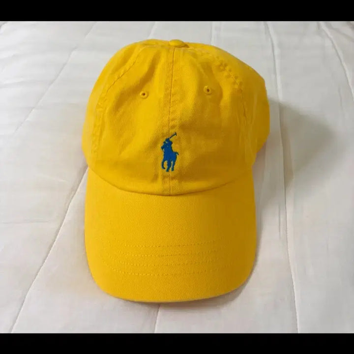 [BUNJANG] Polo Ralph Lauren Cotton Chino Baseball Cap Yellow Blue / [미착용] 폴로 랄프로렌 코튼 치노 베이스볼 캡 (정가 99,000원)