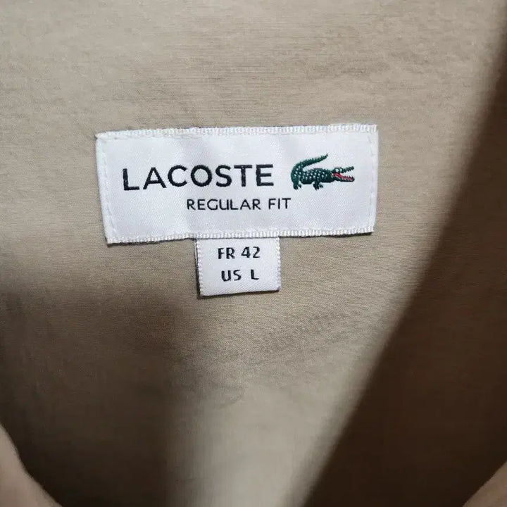 [BUNJANG] Lacoste Beige Zipper Jacket / 라코스테 베이지색 지퍼 자켓 팝니다. 정가 24만