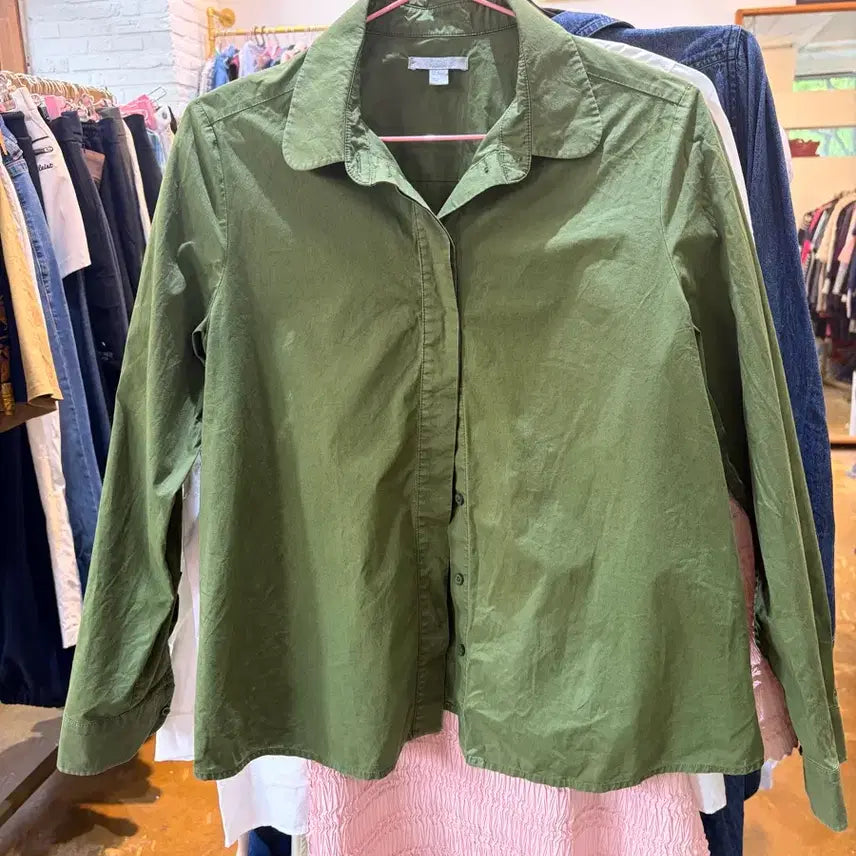 [BUNJANG] COS Green Shirt / COS 코스 그린 셔츠