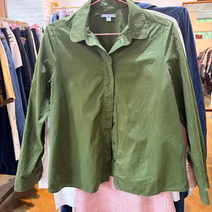 [BUNJANG] COS Green Shirt / COS 코스 그린 셔츠