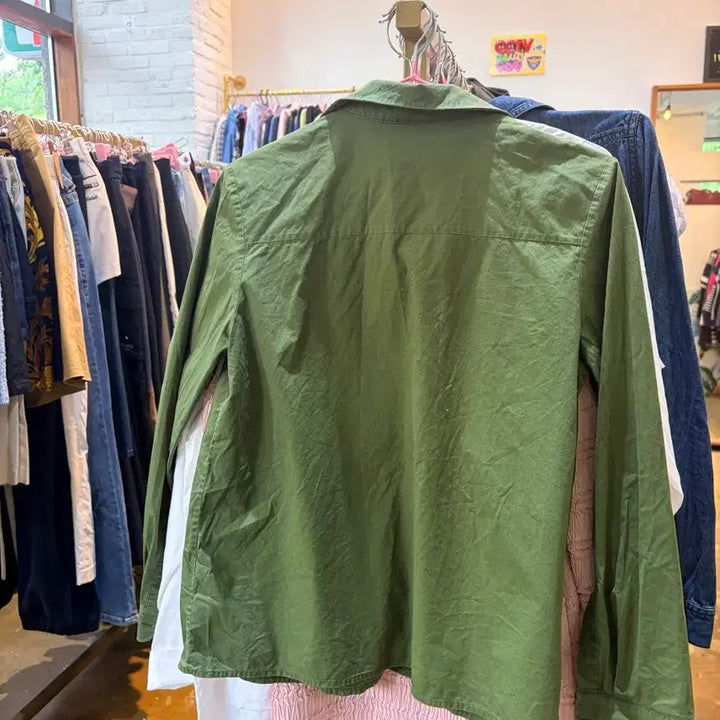 [BUNJANG] COS Green Shirt / COS 코스 그린 셔츠
