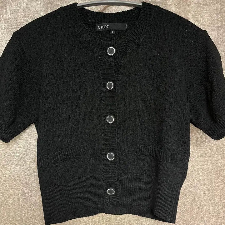 [BUNJANG] Citybreeze Button-Up Summer Knit Short Sleeve Cardigan / 시티브리즈 버튼업 썸머 니트 반팔 가디건