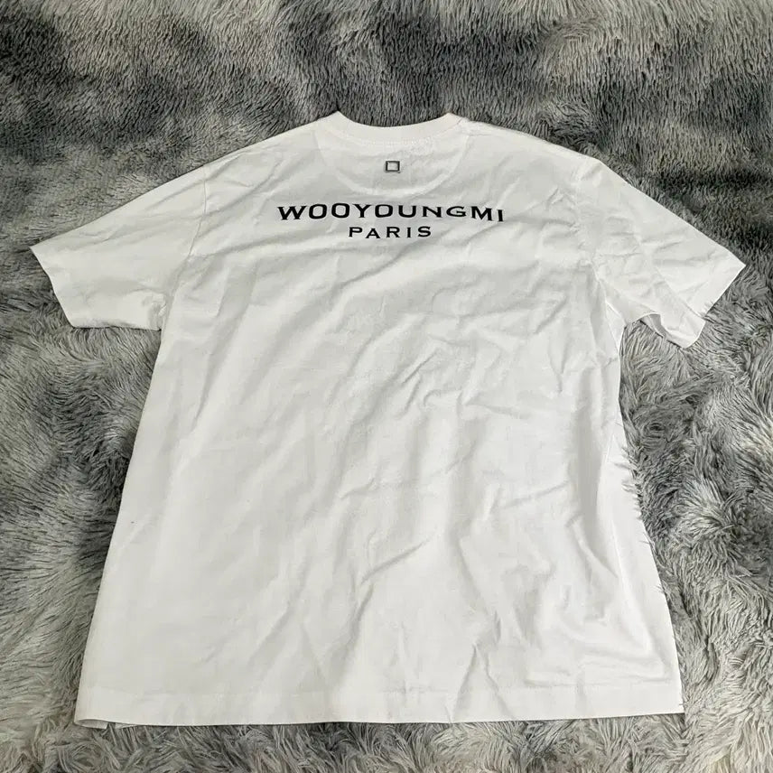 [BUNJANG] Wooyoungmi Back Logo T-Shirt Size 50 New / 우영미 백로고 반팔 50사이즈 새상품
