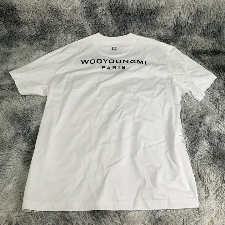 [BUNJANG] Wooyoungmi Back Logo T-Shirt Size 50 New / 우영미 백로고 반팔 50사이즈 새상품