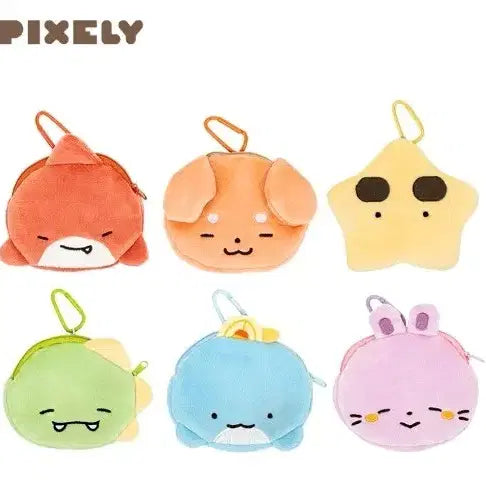 [BUNJANG] Jamtteul TV Pixelly Dinosaur Coin Purse / 잠뜰TV 픽셀리 키링 파우치 공룡동전지갑 미개봉