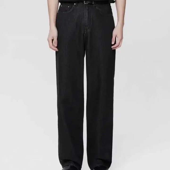 [BUNJANG] Branded 51036 Cone Onyx Jeans Extra Wide Straight Black / (32) 브랜디드 51036 콘 오닉스 진