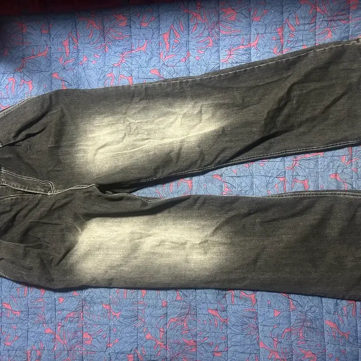 [BUNJANG] ShorDitch Slit Wide Denim Pants / 쇼디치 절개 와이드 데님 팬츠