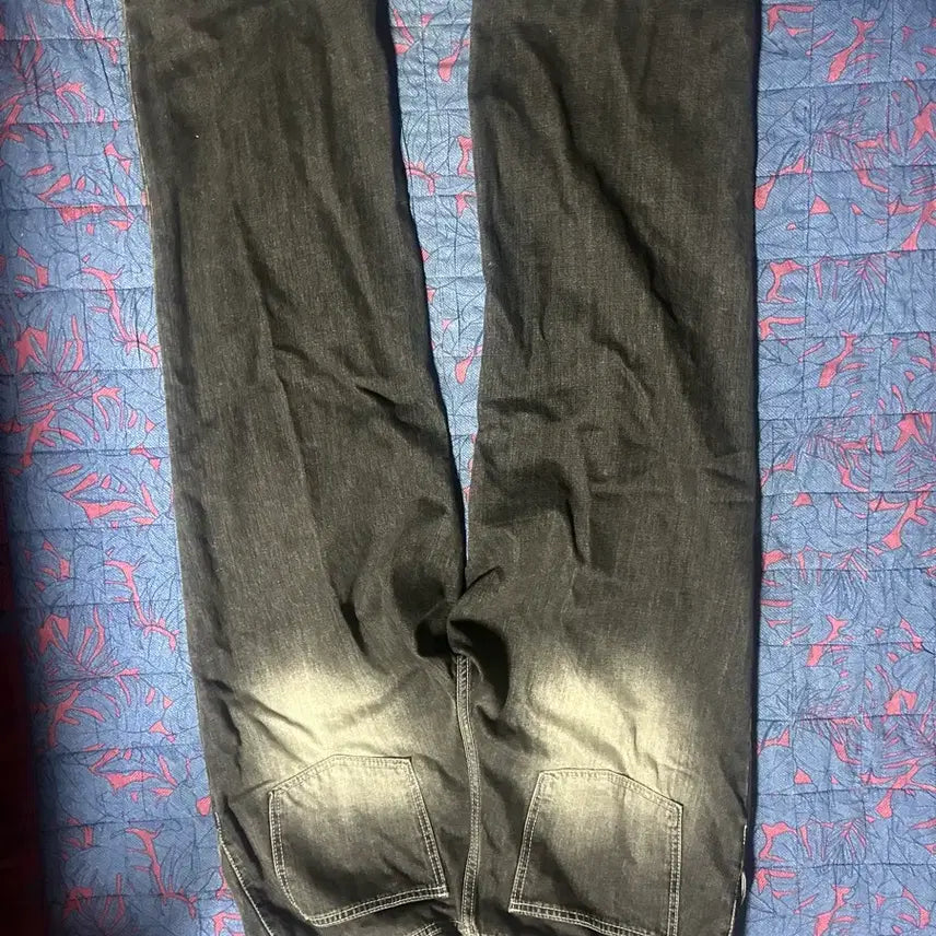 [BUNJANG] ShorDitch Slit Wide Denim Pants / 쇼디치 절개 와이드 데님 팬츠