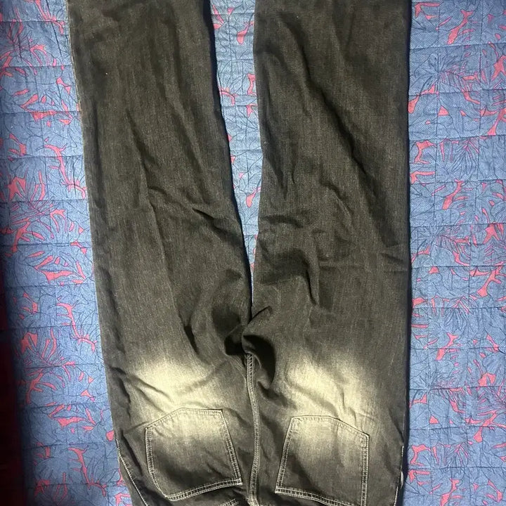 [BUNJANG] ShorDitch Slit Wide Denim Pants / 쇼디치 절개 와이드 데님 팬츠