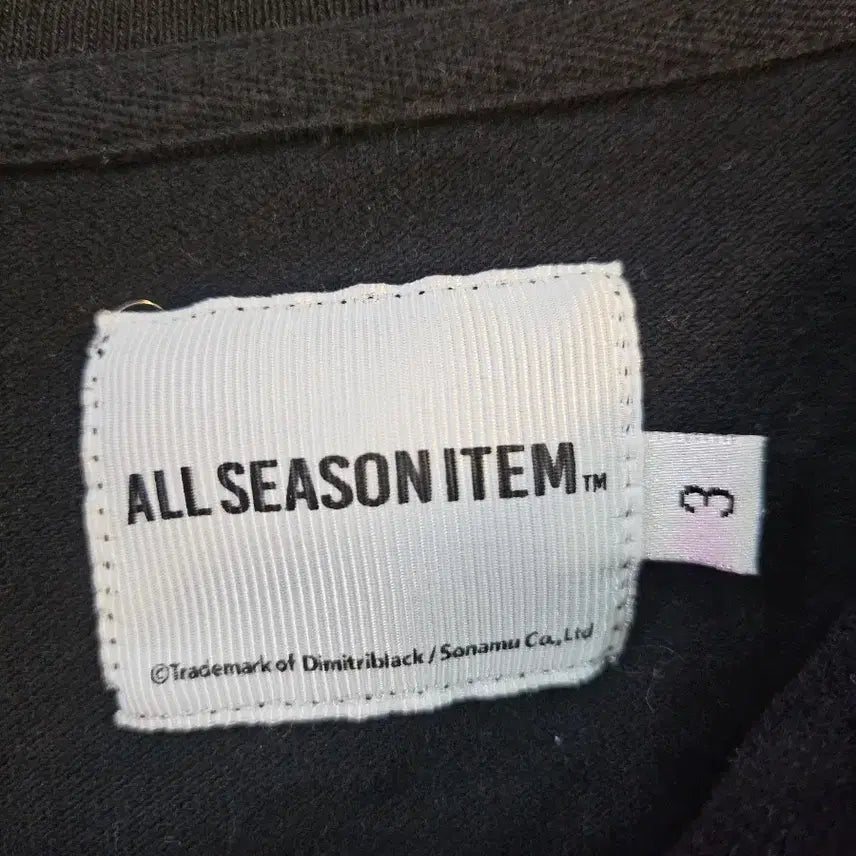 [BUNJANG] ALLSAWESOME Black Short Sleeve Polo T-Shirt Size 3 / <만원빈티지 >ALLSAWESOME 검정색 반팔 폴로티셔츠