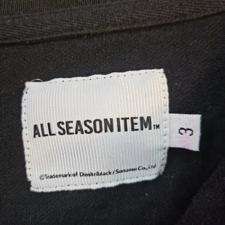[BUNJANG] ALLSAWESOME Black Short Sleeve Polo T-Shirt Size 3 / <만원빈티지 >ALLSAWESOME 검정색 반팔 폴로티셔츠