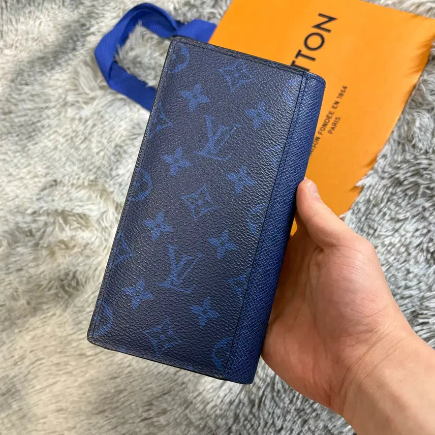 [BUNJANG] Louis Vuitton Brazza Wallet Cobalt Blue / [OS,풀구성품] 루이비통 브라짜월릿 장지갑 코발트블루
