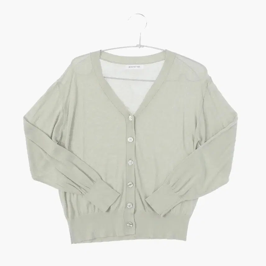 [BUNJANG] Natural Beauty Basic Vintage Cardigan / 일본 빈티지 네추럴뷰티베이식 민트 가디건